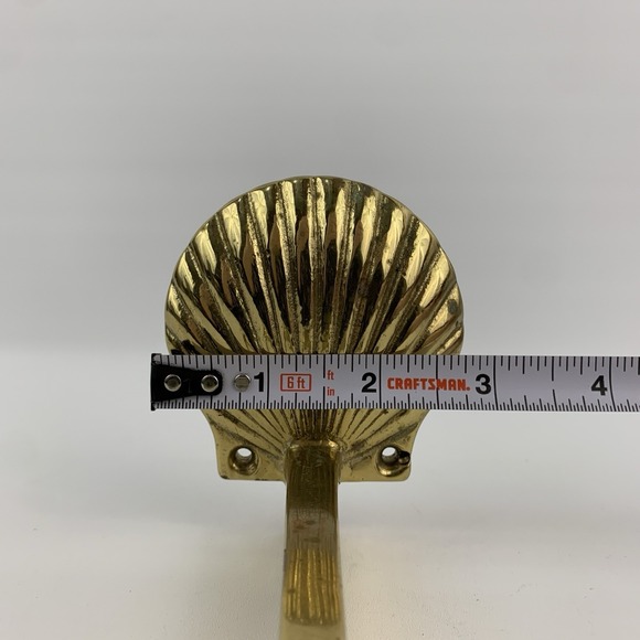 Brass Shell Clam Towel Ring Holder Wall Mount Bathroom Hanger Mod - Picture 15 of 16